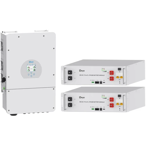 Система зберігання енергії Deye SUN-12K-SG04LP3-EU 12kWh + Deye SE-G5.1 Pro-B 10.24kWh 2BAT LiFePO4 6000 циклів