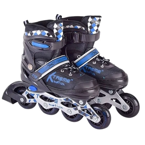 Ролики Bambi раздвижные в сумке S (30-33) черные (R2051(Black))