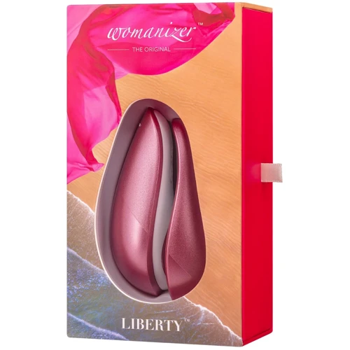Клиторальный стимулятор Womanizer Liberty Pink rose pink