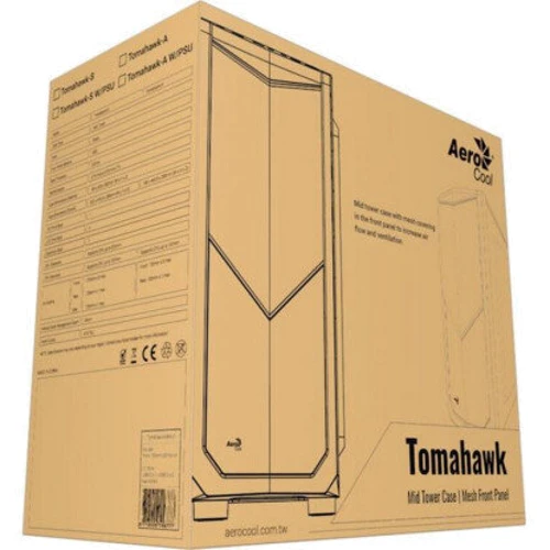 Корпус AEROCOOL Tomahawk-A v3 (TOMAHAWK-A-BK-V3) фото 8