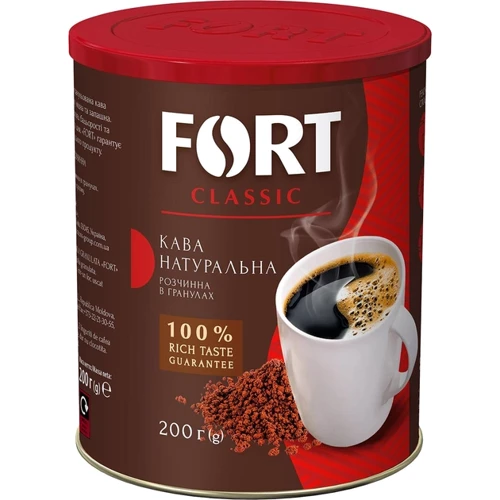 Кофе растворимый Fort в гранулах 200 г (8901036161258)