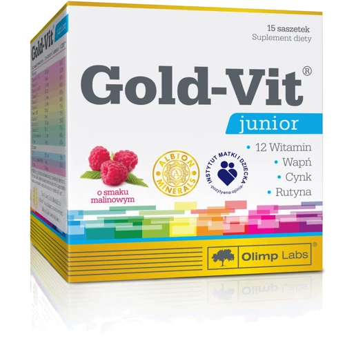 Olimp Gold-Vit Junior 15 packs Raspberry