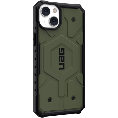 Чехол для iPhone Urban Armor Gear UAG Pathfinder Magsafe Olive (114053117272) for iPhone 14 Plus: Материалы поликарбонат и полиуретан