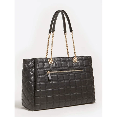 Женская сумка тоут Guess Kamina Girlfriend Tote черная (HWVS8111230-BLA): Пол Женский