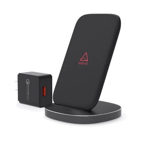 Зарядний пристрій Adonit Wireless Fast Charging Stand 10W Black (3130-17-07-C)