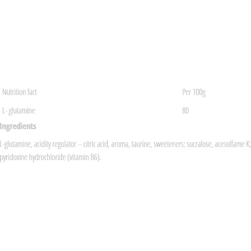 Аминокислота для спорта Bodyperson Labs Glutamine 500 g / 100 servings / Apple: Вкус Яблоко