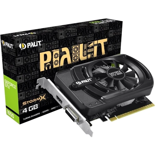 Відеокарта Palit GeForce GTX 1650 StormX (NE51650006G1-1170F): Розрядність шини пам'яті, біт 128