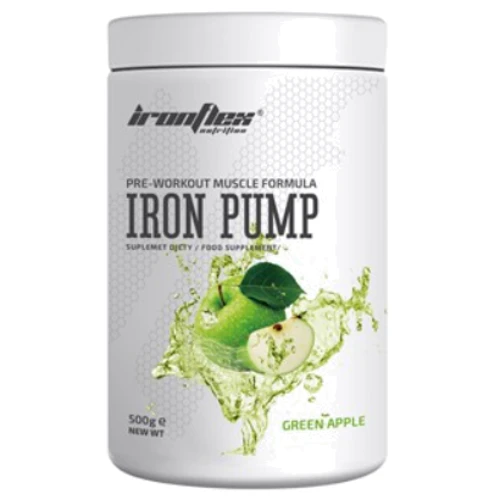 Передтренувальний комплекс IronFlex Iron Pump 500 g/35 servings/apple