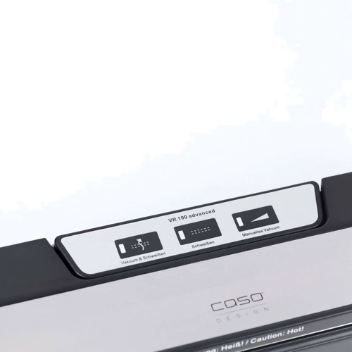 Вакуумный упаковщик CASO VR 190 ADVANCED (1520): Габариты, см 9x37x6.5