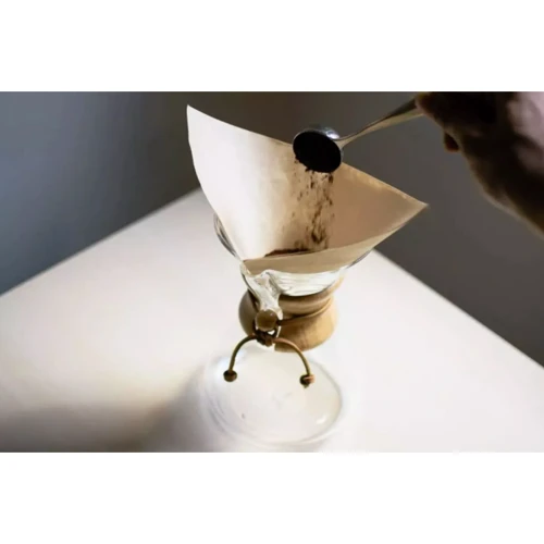 Заварник для кофе Chemex на 6 чашек CM-6A: Материал Бамбук, Стекло