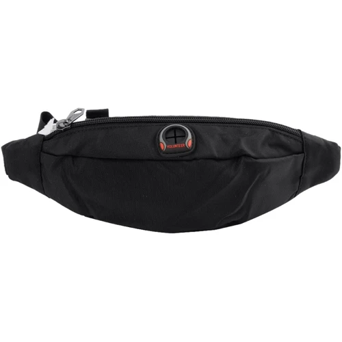 Чоловіча поясна сумка Volunteer чорна (GB1590-40-black): Застібка Молния