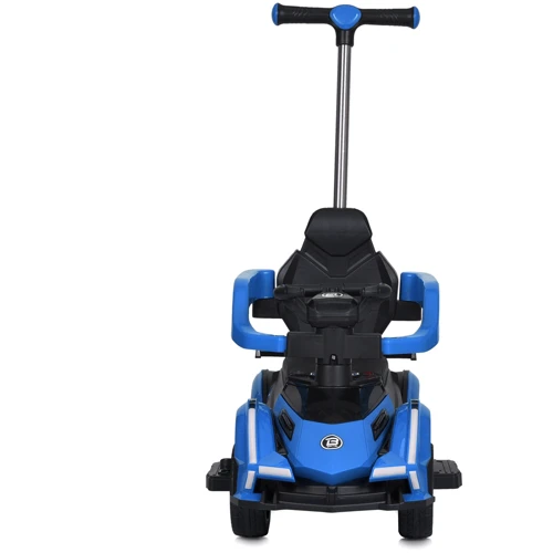 Детский электромобиль-толокар 3в1 Bambi синий (M 5781EBLR-4)