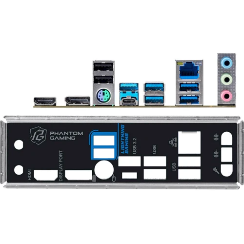 ASRock B550M PG Riptide: Роз'єми на задній панелі USB 3.2 Gen 1, USB 3.2 Gen 2, USB Type-C