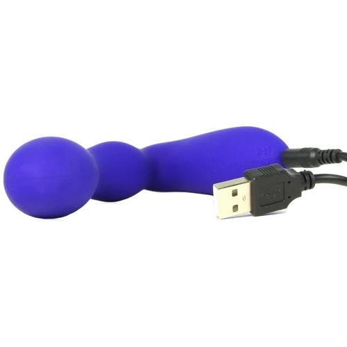 Анальный вибратор Wireless Pleasure Probe Blue, 13 см