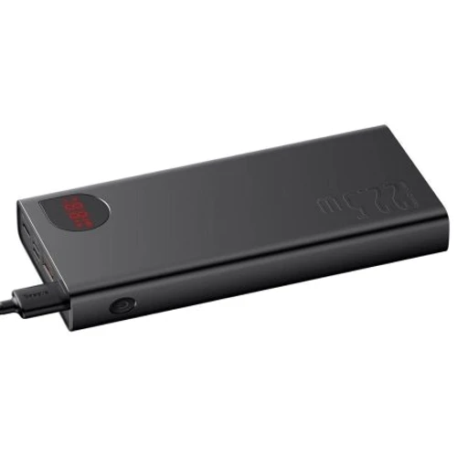 Внешний аккумулятор Baseus Power Bank 20000mAh Adaman Metal Digital Display 22.5W QC3.0 PD3.0 Black (PPAD070101/PPAD000101): Сила тока на выходе, A 2.4