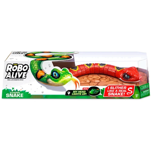 Интерактивная игрушка Robo Alive - Красная змея (7150-2): Тип животное