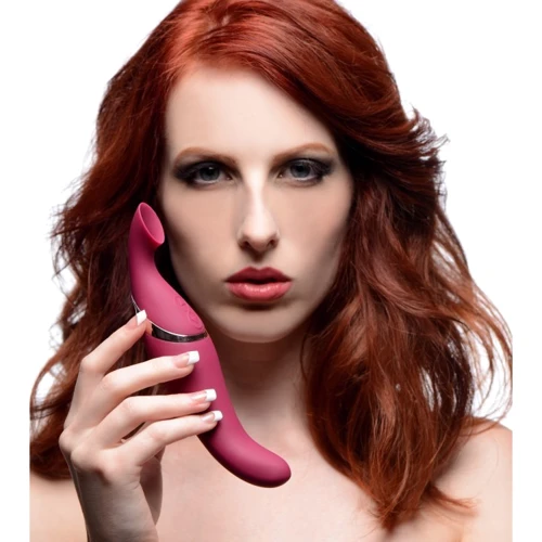 Женский стимулятор с вакуумом Inmi Shegasm Intense 2 in 1 Clit Stimulator