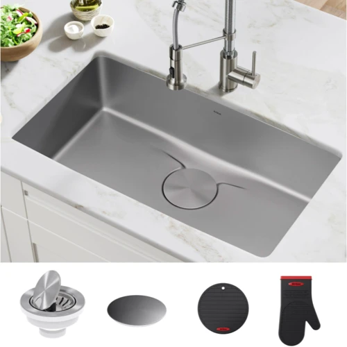 Кухонна мийка Kraus KD1US33B