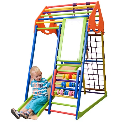 Детский спортивный комплекс SportBaby KindWood Color Plus: Тип гимнастические и спортивные комплексы