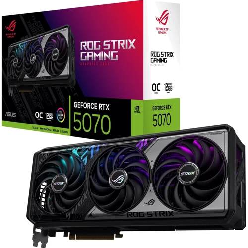 Відеокарта ASUS GeForce (ROG-STRIX-RTX5070-O12G-GAMING): Обсяг пам'яті, Гб 12