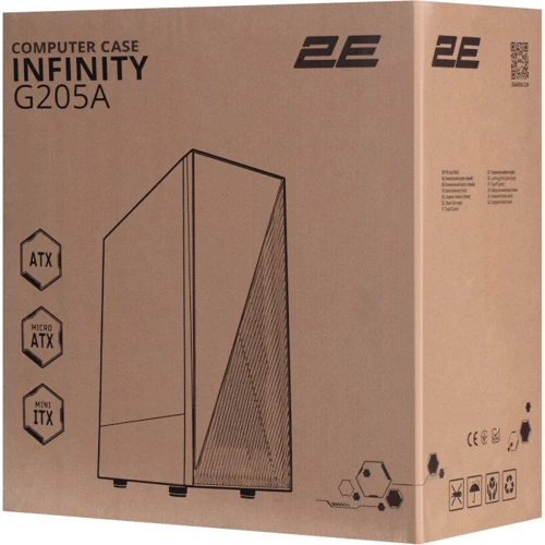 Корпус 2E INFINITY G205А Black (2E-G205A) фото 16