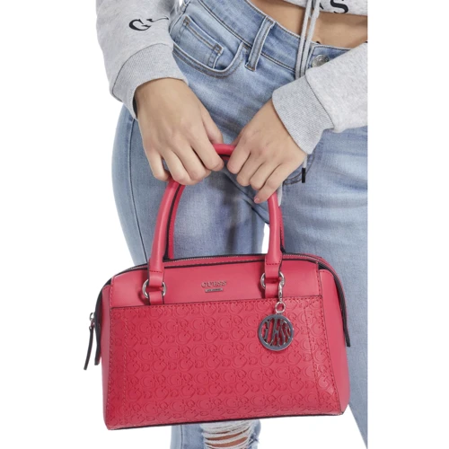 Женская сумка саквояж GUESS ярко-розовая (GU0508W): Пол Женский
