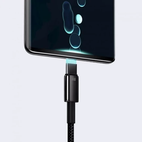 Кабель Baseus USB Cable to USB-C Tungsten 66W 2m Black (CATWJ-C01) фото 6