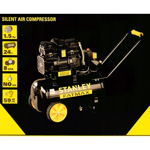 Компрессор Stanley FMXCMS1524HE: Объем ресивера, л 24