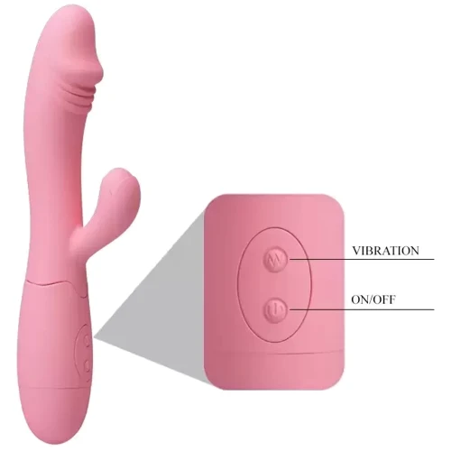 Вибратор Pretty Love Snappy Vibrator Flesh (розовый)