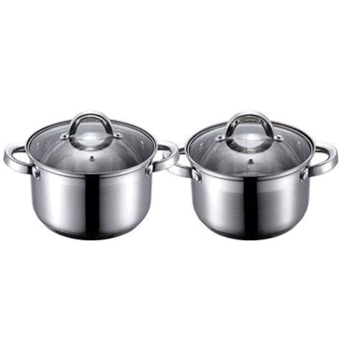 Набір каструль Bergner-KaiserHoff KH 22482 (4пр.): Матеріал корпусу нержавіюча сталь