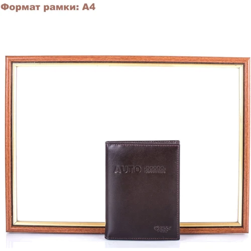 Мужская обложка для документов Grass коричневая (Grass SHI555-4) фото 9