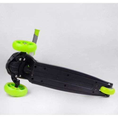 Самокат Best Scooter серо-зеленый (LК-70111): Количество колес 3