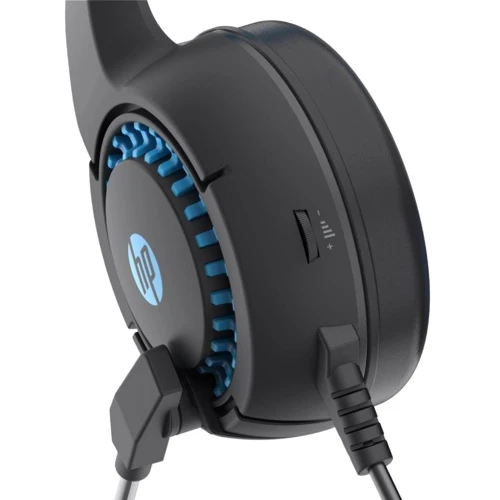 Наушники HP Gaming Blue LED Black (DHE-8011UM): Тип конструкции полноразмерные