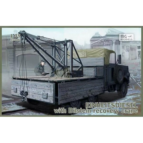 Фронтовой грузовик IBG Models Einheitsdiesel с краном Bilstein IBG35006