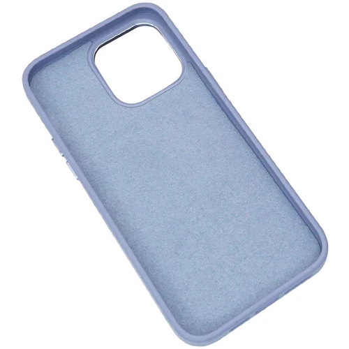 Чехол для iPhone TPU Case Bonbon Leather Metal Style with MagSafe Mist Blue for iPhone 15 Plus: Материалы искусственная кожа