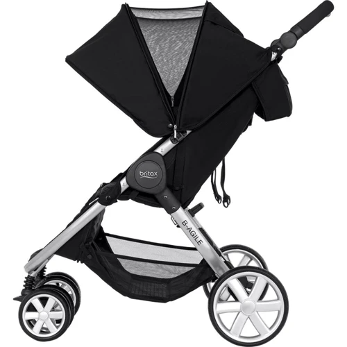 Прогулочная коляска BRITAX-ROMER B-AGILE DOUBLE Cosmos Black: Возможность установки люльки есть