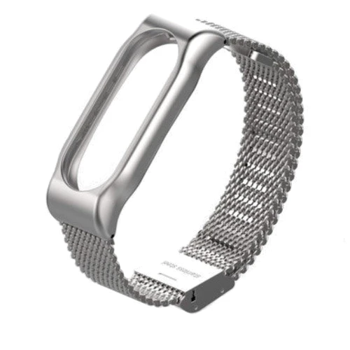 Металлический ремешок для Mi Band 2 Silver 14mm: Совместимость с брендом Xiaomi