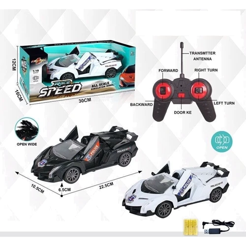 Машинка Race Speed полицейская на радиоуправлении (869-18 D-J1)
