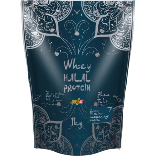Протеин Power Pro Whey Halal Protein 1000 g / 25 servings / hazelnut-date-chocolate