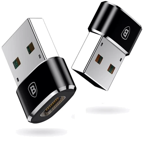 Адаптер Baseus Adapter USB to USB-C Female Black (CAAOTG-01) фото 6