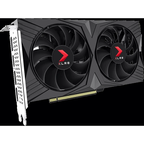 Видеокарта PNY GeForce RTX 4060 8GB XLR8 Gaming VERTO Overclocked Dual Fan DLSS 3 (VCG40608DFXPB1-O)