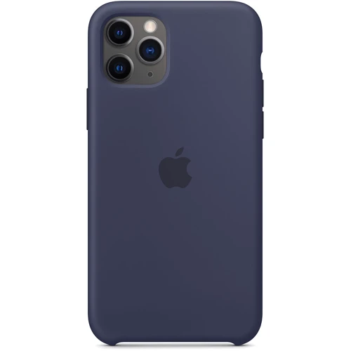 Чехол для iPhone Apple Silicone Case Midnight Blue (MWYJ2) for iPhone 11 Pro: Цвет синий