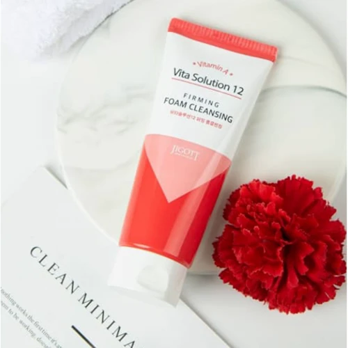 Jigott Vita Solution 12 Firming Foam Cleansing Пенка для умывания подтягивающая 180 ml: Время применения Универсальный