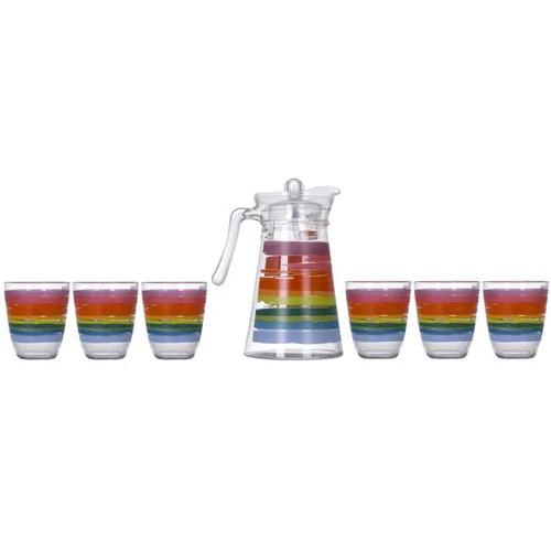 Набор для напитков Luminarc Neo Color Pencil 7 пр. (N0792)