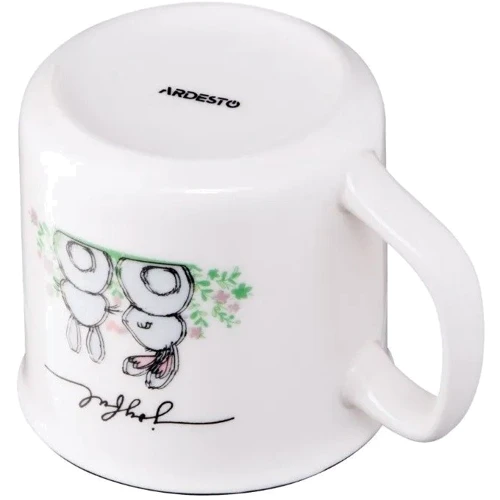 Кружка Ardesto Joyful фарфор белая 320 мл (AR3461)