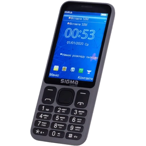 Мобільний телефон Sigma mobile X-style 351 LIDER Grey (UA UCRF): Дисплей 3.5 TFT (320х480)