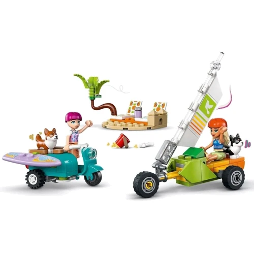 Конструктор LEGO Friends Собачьи приключения на серфе и скутере 113 деталей (42641): Количество деталей, шт. 113