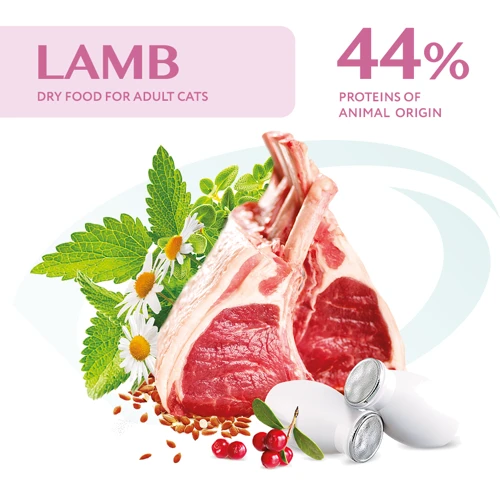 Сухой корм Optimeal Adult Cats для взрослых кошек со вкусом ягненка 10 кг (4820083909986): Вес упаковки 10 кг