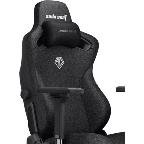 Ігрове крісло Anda Seat Kaiser 3 Size L Black Fabric (AD12YDC-L-01-B-CF) фото 4