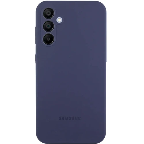 Чехол для телефонов Lakshmi Premium Silicone Case with Logo Full Camera Midnight Blue for Samsung S721 Galaxy S24 FE